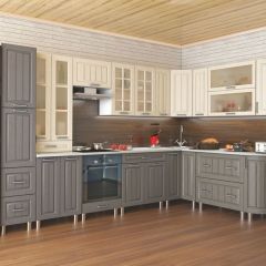 Кухня модульная Луксор серый-кремовый | фото 2