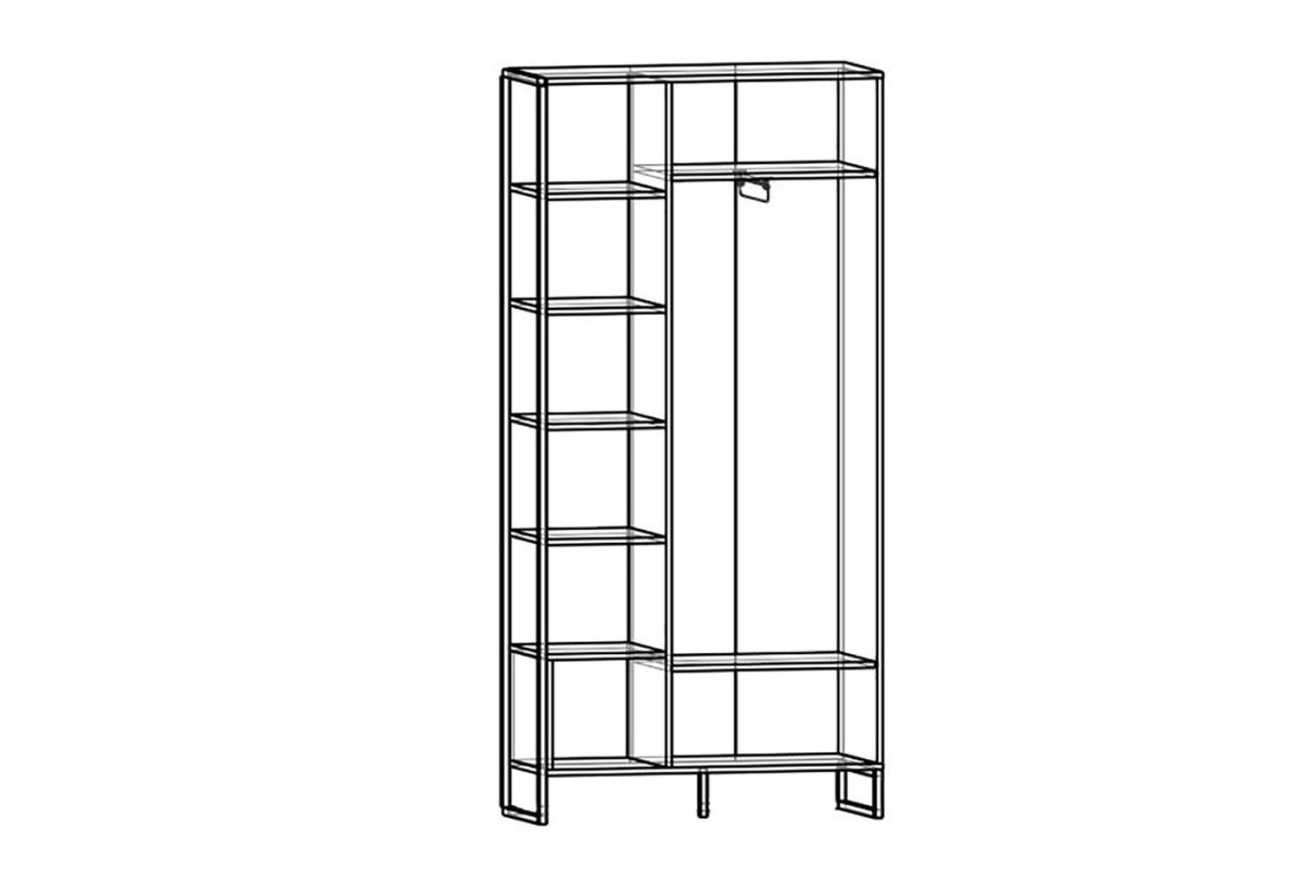 ВИРТОН 2 Шкаф с полками | фото 10