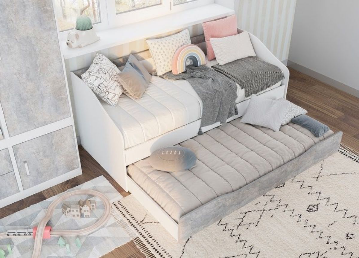 Детская Паскаль (модульная) белый/цемент светлый | фото 4