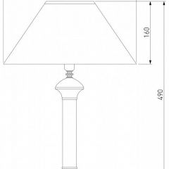 Настольная лампа декоративная Eurosvet Majorka 008/1T RDM (янтарь) | фото 2