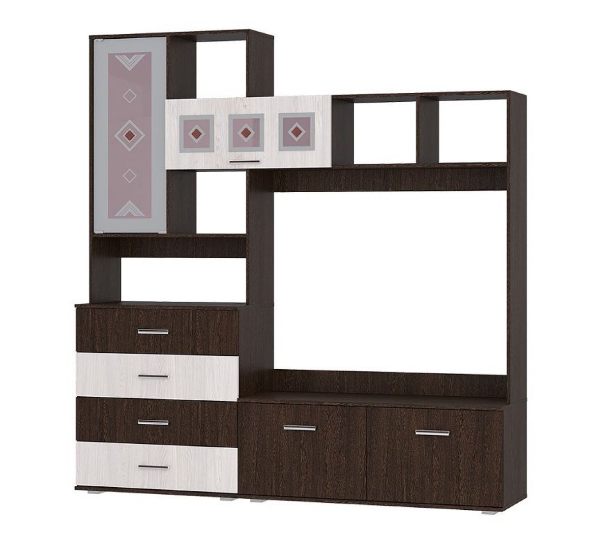 Гостиная Белла (модульная) венге/ясень белый | фото 2