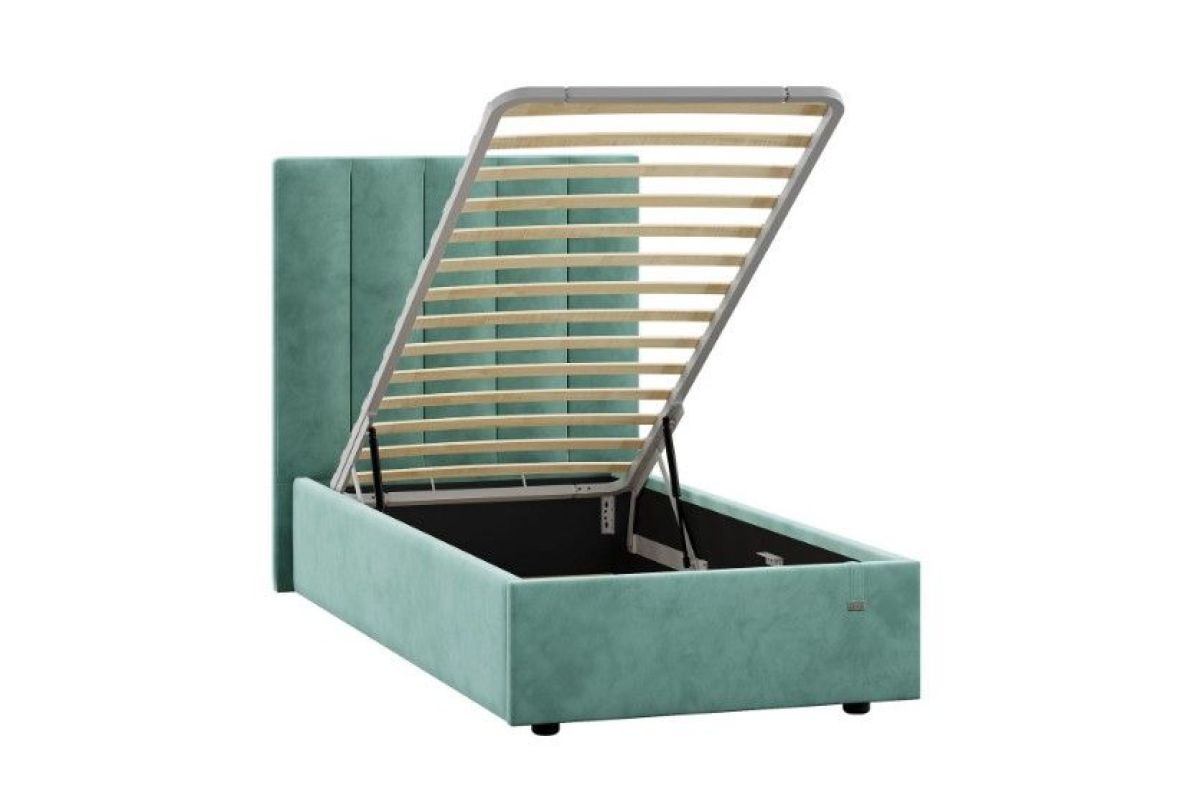 Кровать Ingrid 900 с основанием и ПМ (Ультра Минт) Модель 312 | фото 2