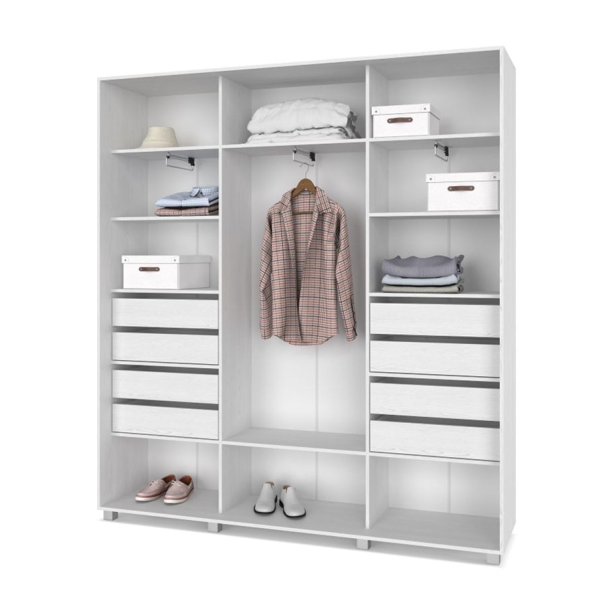 МАРТИН Шкаф-купе Анкор светлый (2400*450) М441 | фото 4