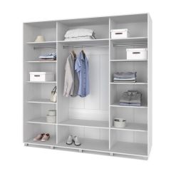 МАРТИН Шкаф-купе с зеркалами Анкор светлый (2200*600) М623 | фото 2