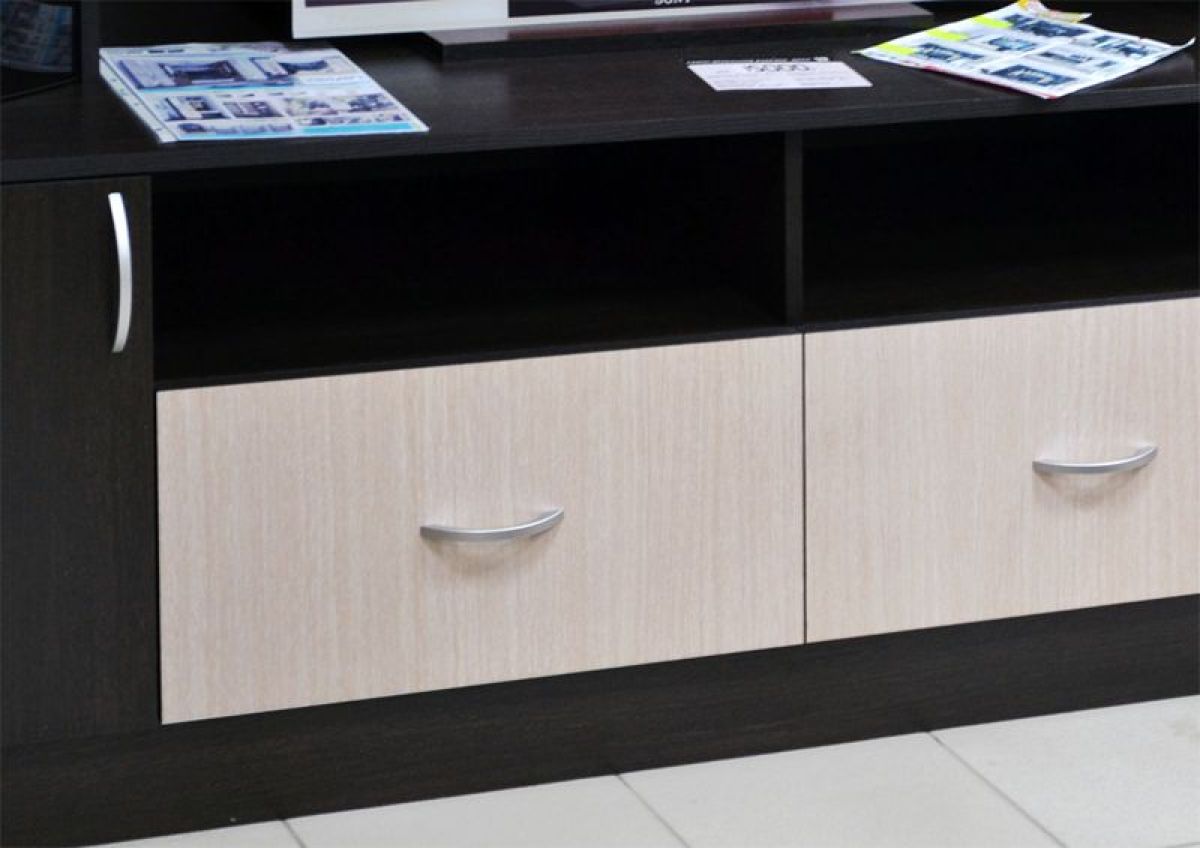 Гостиная Аллегро с 2 шкафами вариант-5 (венге/дуб белфорт) | фото 3