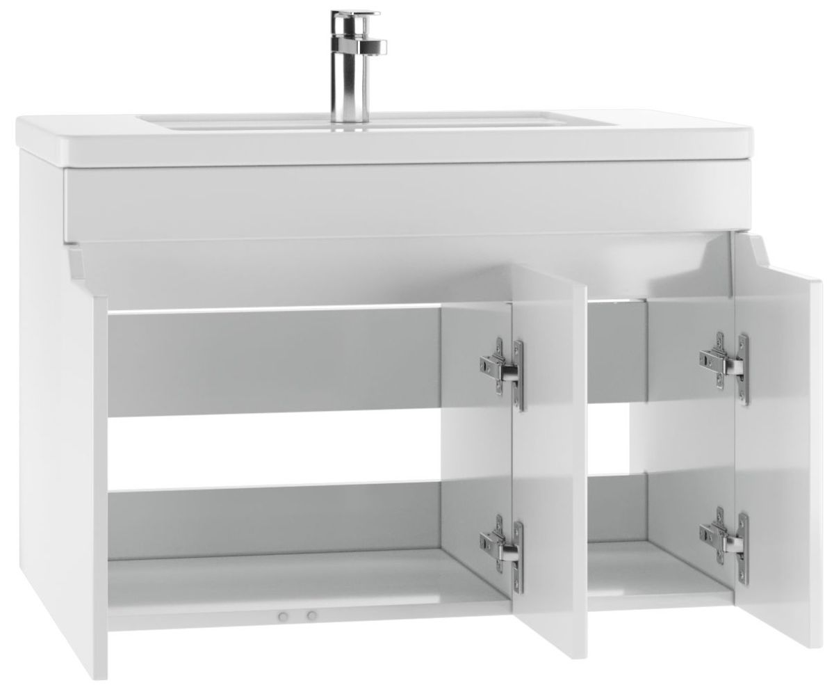 Тумба под умывальник "Maria 80" Мечта без ящика подвесная АЙСБЕРГ (DM2326T) | фото 2