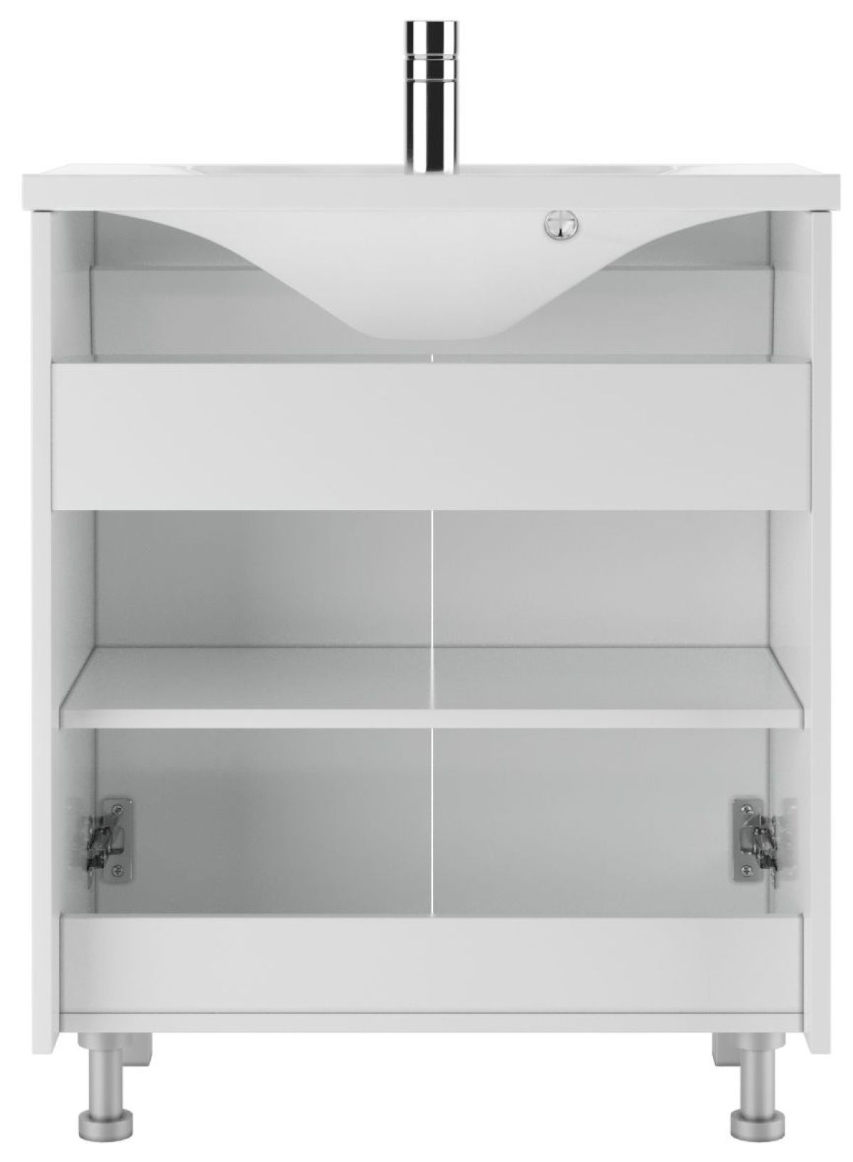 Тумба под умывальник "ELEN 65 Optima" без ящика глянец Домино (DO1905T) | фото 3