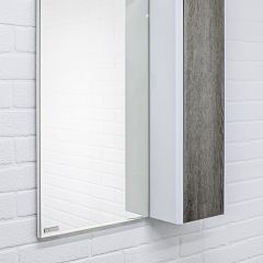 Шкаф-зеркало Uno 60 Дуб серый левый/правый Домино (DU1503HZ) | фото 9