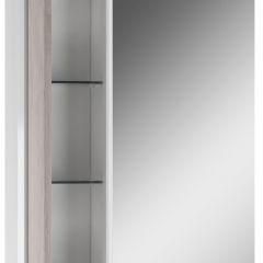 Шкаф-зеркало Uno 60 Дуб серый левый/правый Домино (DU1503HZ) | фото 3