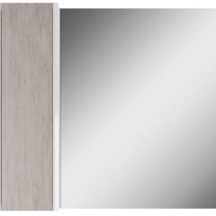Шкаф-зеркало Uno 80 Дуб серый левый/правый Домино (DU1504HZ) | фото 2