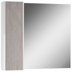 Шкаф-зеркало Uno 80 Дуб серый левый/правый Домино (DU1504HZ) | фото 6
