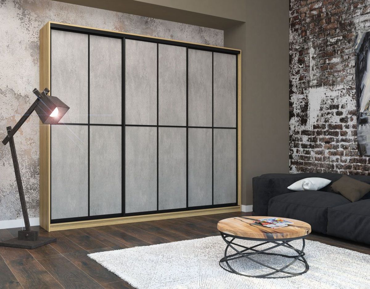 Шкаф-купе Лофт 3000 Шк30-47 (Дуб Сонома) | фото 13