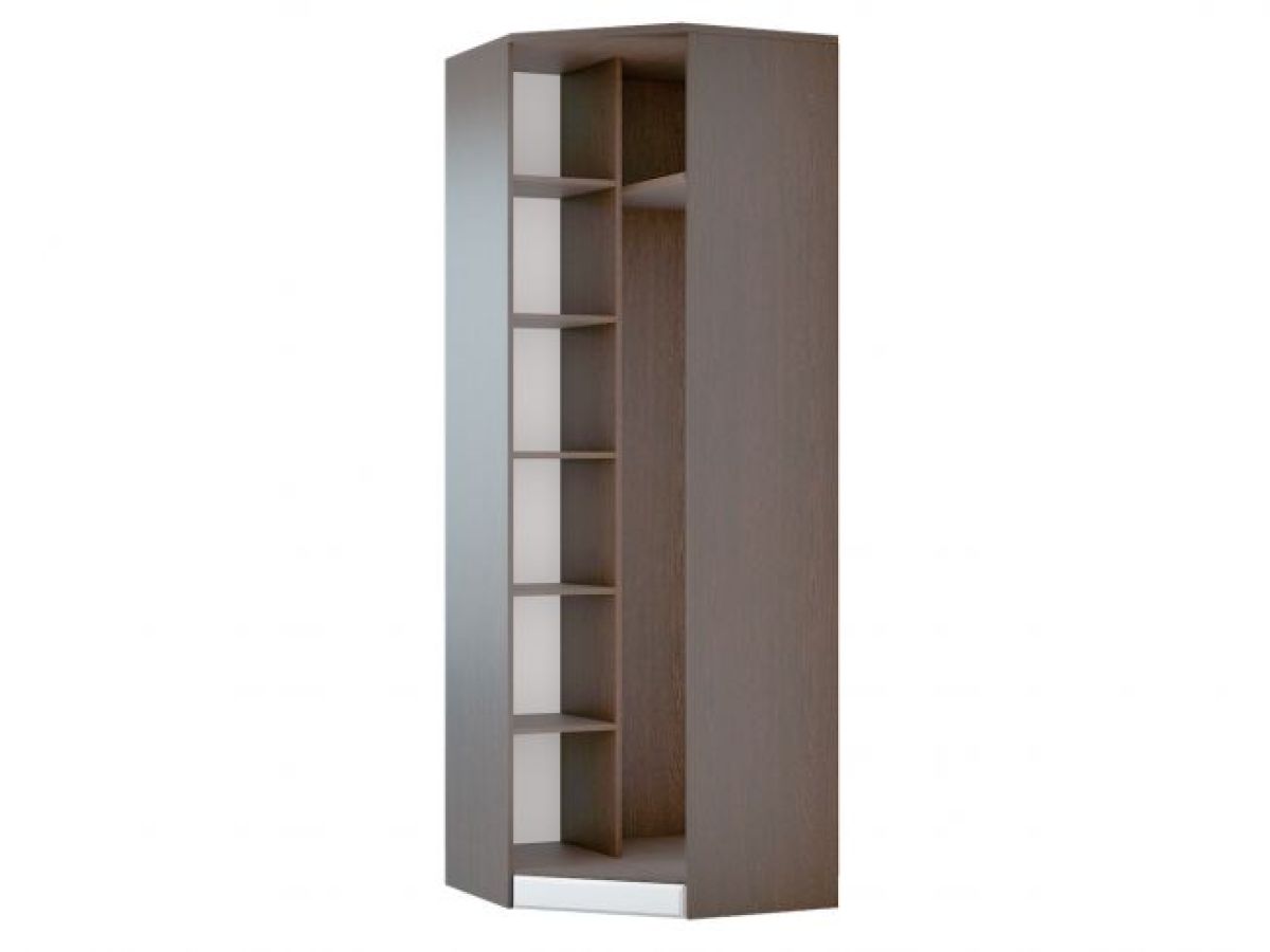 Шкаф угловой с ЗЕРКАЛОМ НКМ ВЕНЕЦИЯ-1 Секция- 5 (Венге/Белое дерево) | фото 2