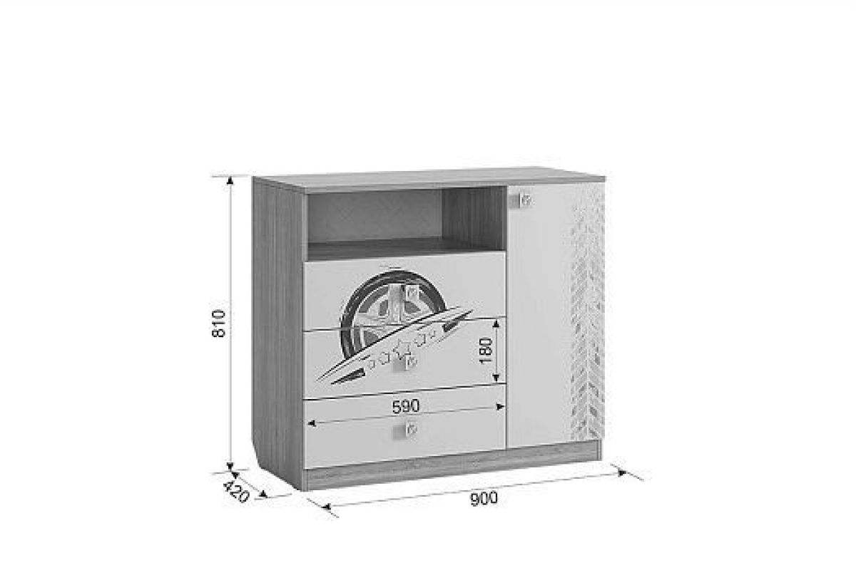 ФОРСАЖ Комод  | фото 3