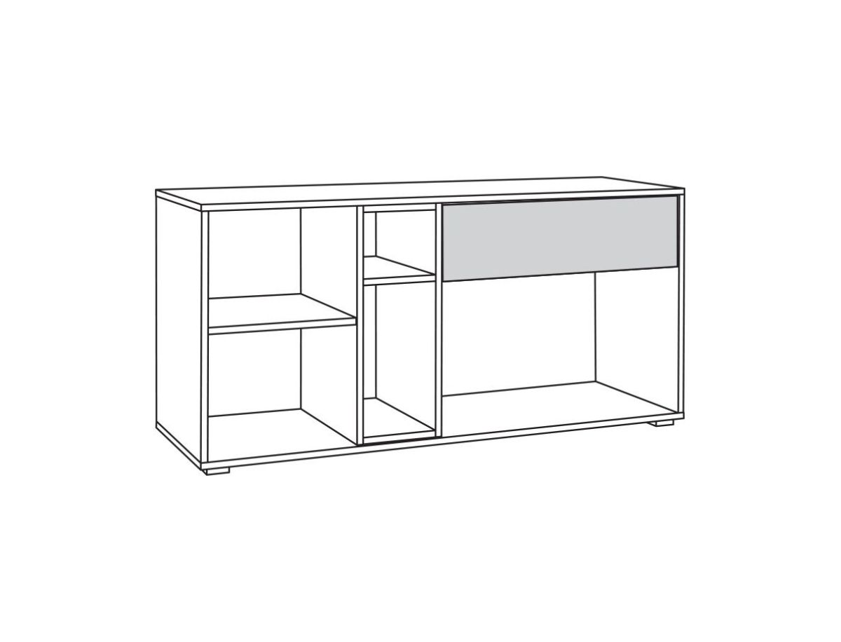 Гостиная Бэль (модульная) Белый Премиум/Дуб Золотой CRAFT | фото 9