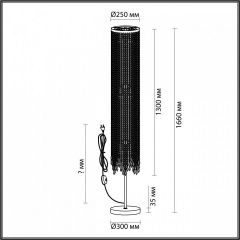 Торшер Odeon Light Chokka 5028/3F | фото 4