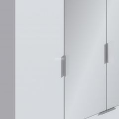 Шкаф 4х дверный с зеркалами Николь СБ-2595/1 (Белый) | фото 4