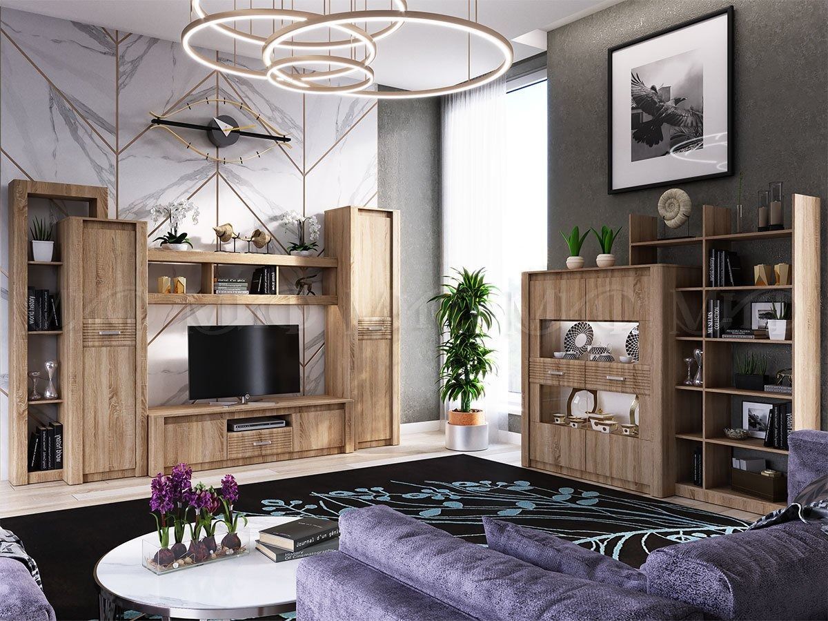 ТЕРРА Шкаф комбинированный (Дуб сонома) | фото 3