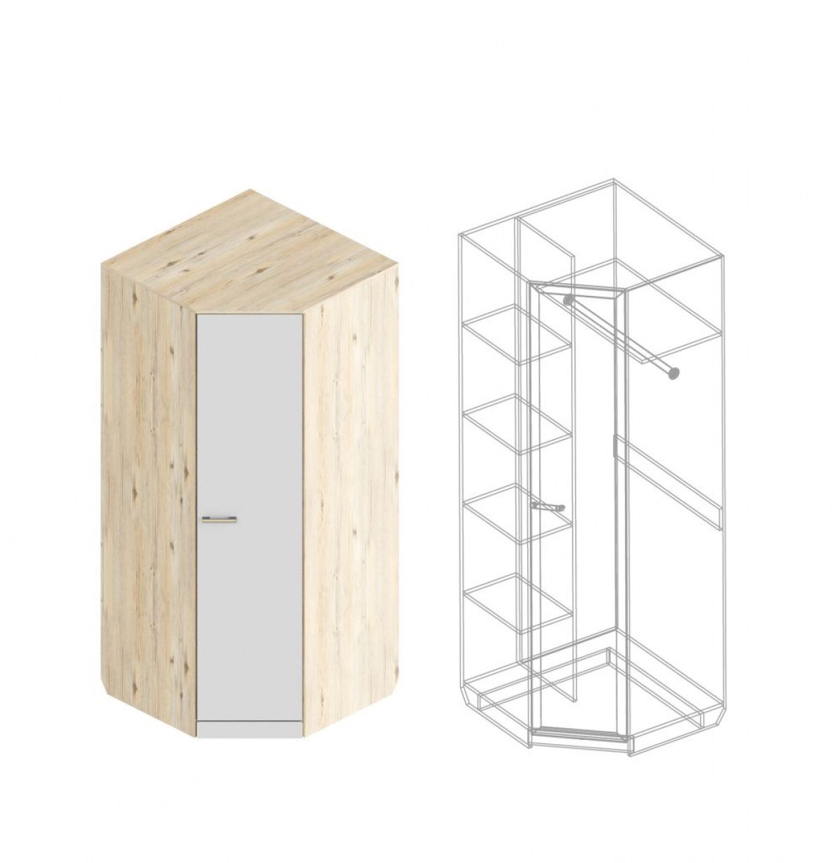 Спальный гарнитур "Милана" (модульный) | фото 7