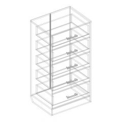 Спальный гарнитур "Милана" (модульный) | фото 20