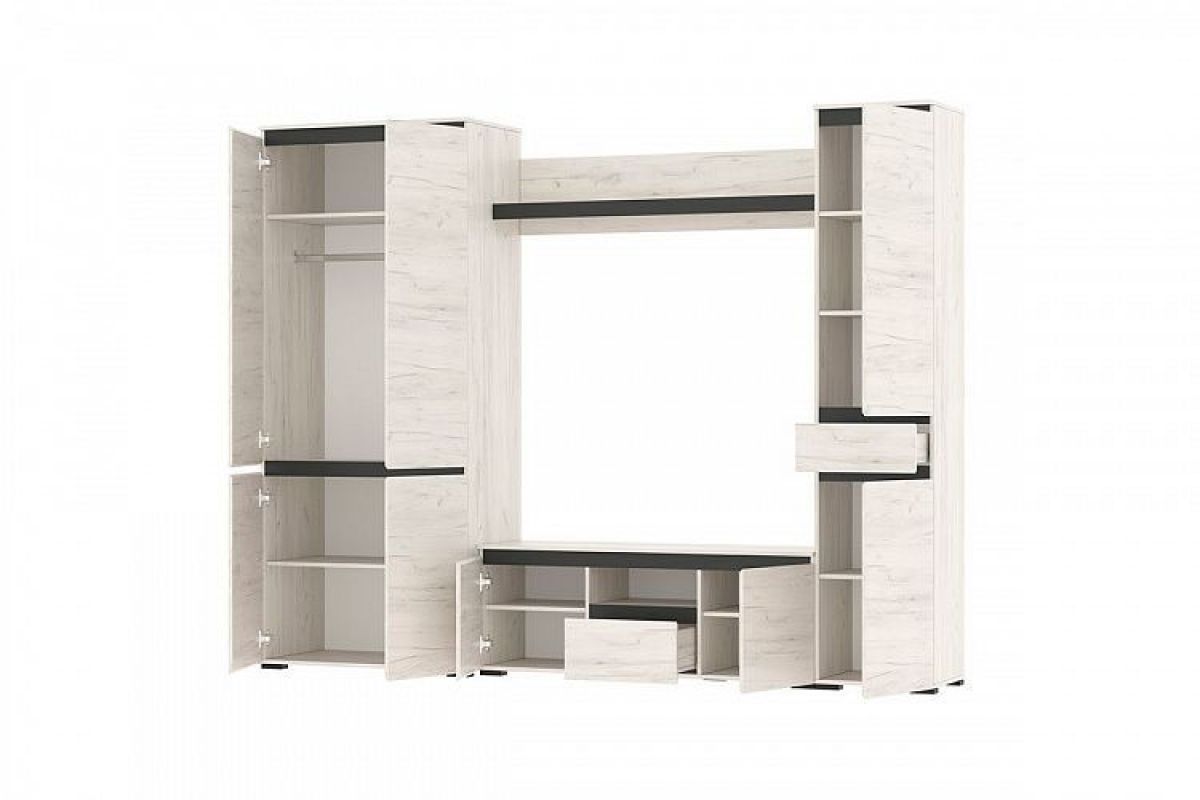 ГРЕТТА Гостинная (модульная) дуб крафт белый | фото 2