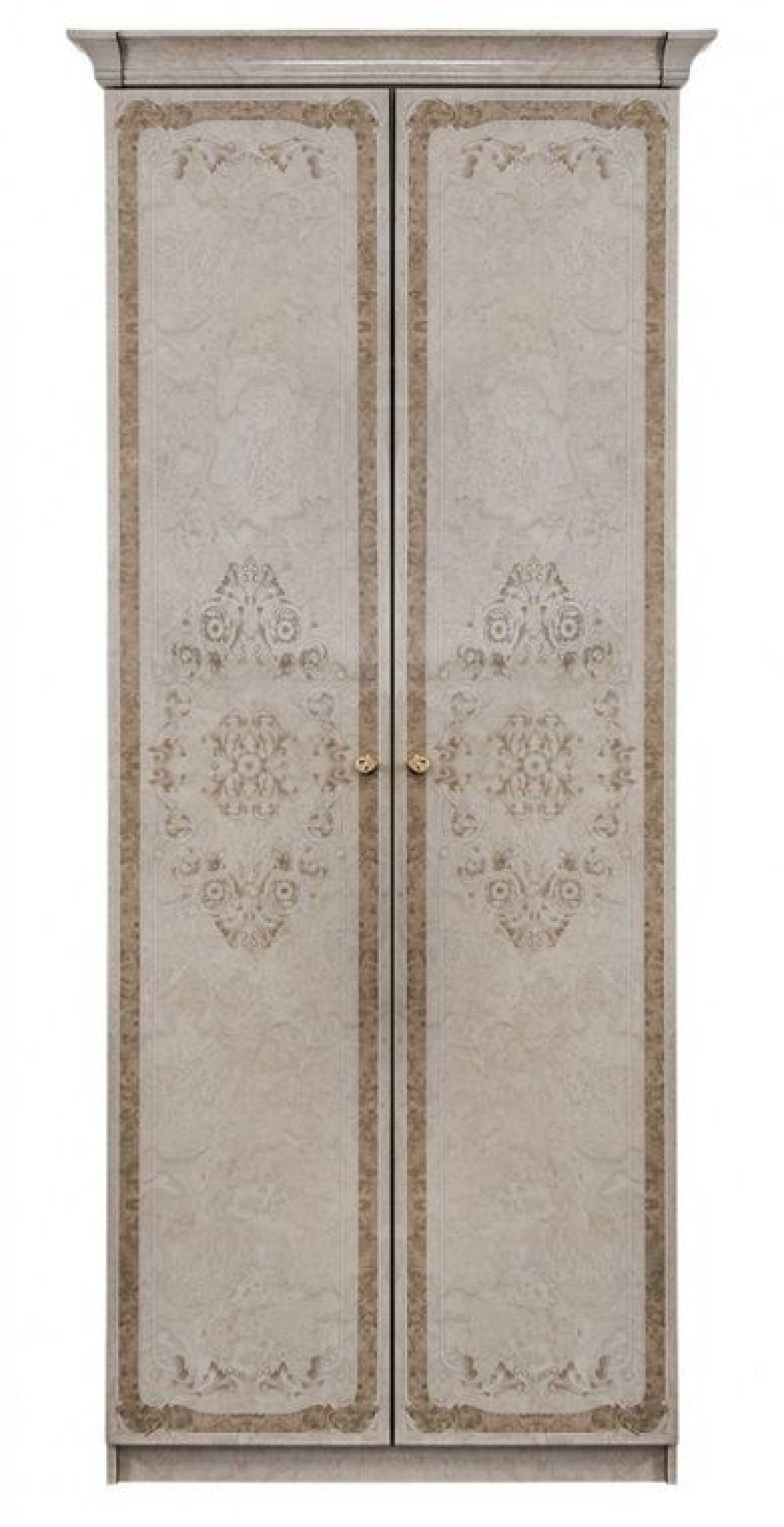 Шкаф 2-х створчатый Патрисия (крем) БЕЗ Зеркал | фото 2