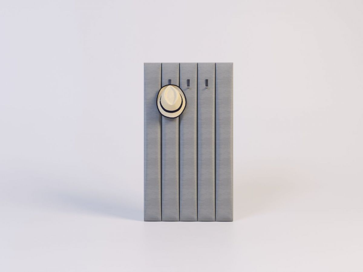 Мягкая вешалка прямые панели 700*1200 | фото 6