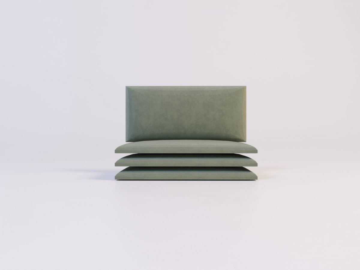 Мягкие панели ПРЯМОУГОЛЬНИКИ 30*60 (4 шт.) для гостиной | фото 6