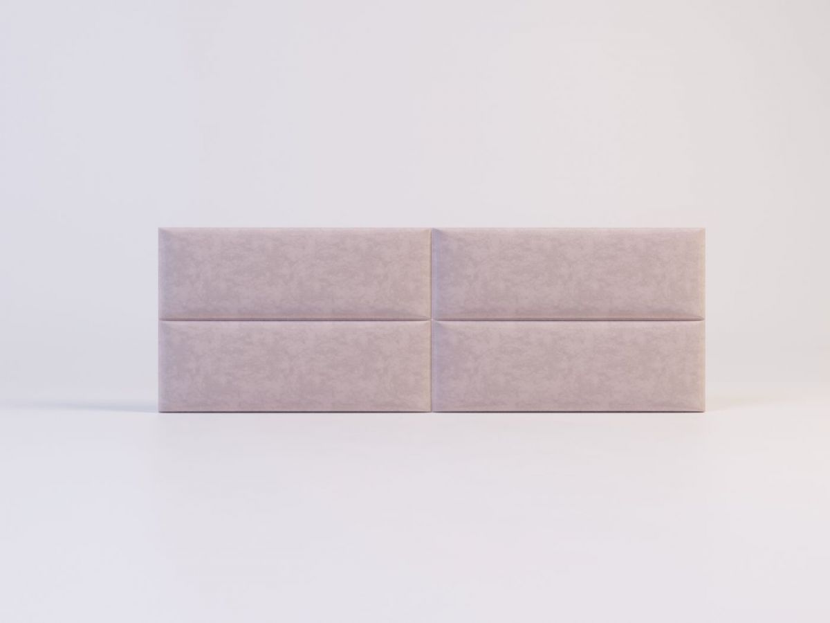 Мягкие панели ПОЛОСЫ ПРЯМЫЕ 30*90 (4 шт.) для спальни | фото 19