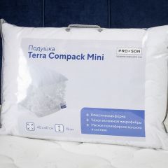 PROxSON Подушка Terra Compack mini (Микрофибра Полотно) 40x60 | фото 10