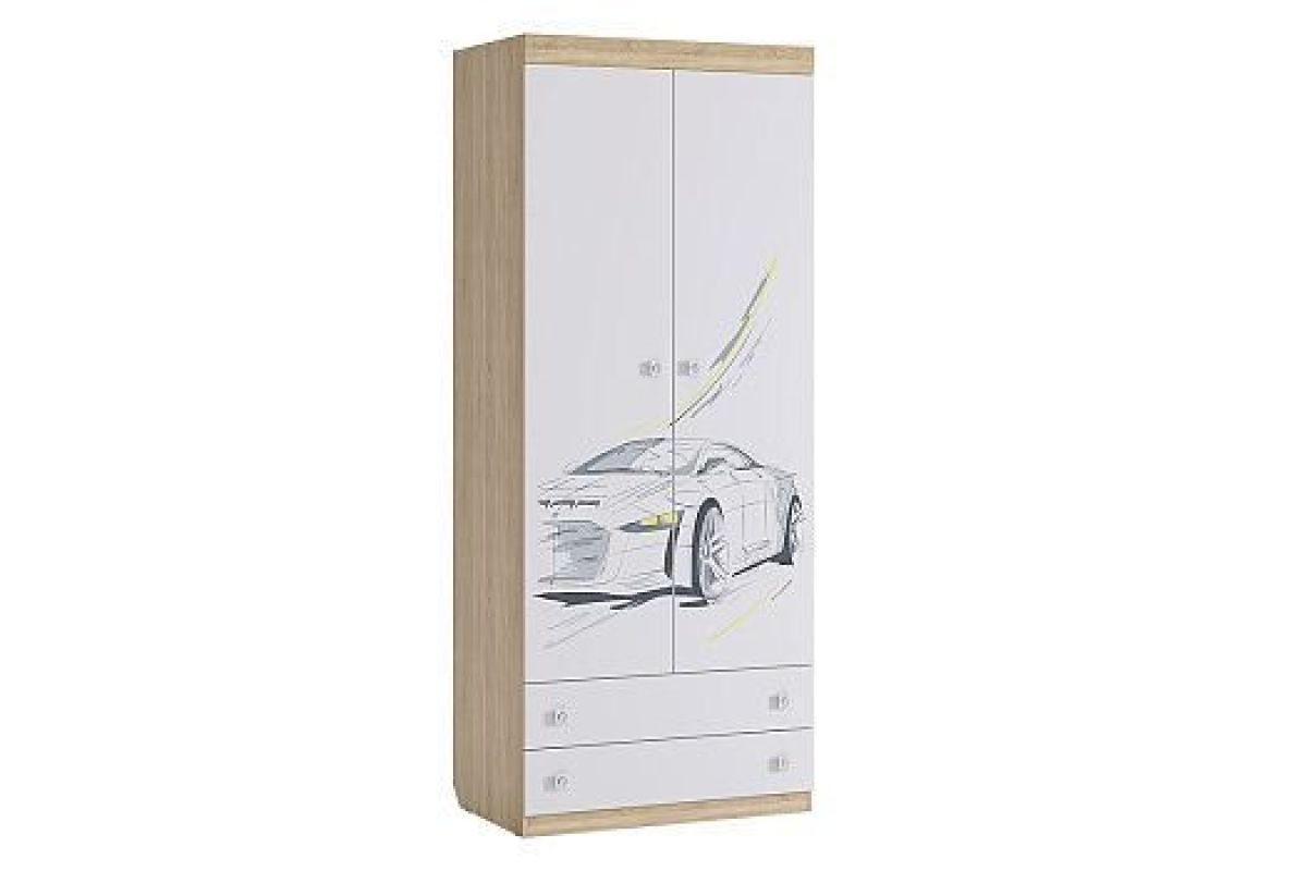 ФОРСАЖ Детский гарнитур (модульный) (дуб сонома/белый) | фото 10