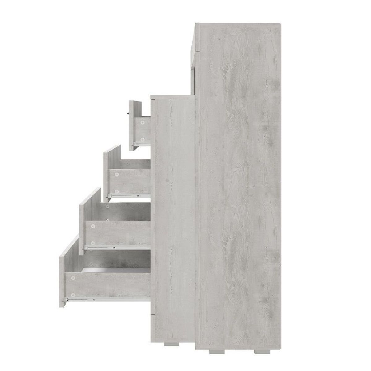 Комод многофункциональный Прима КМ-17 (бетон пайн светлый) | фото 3