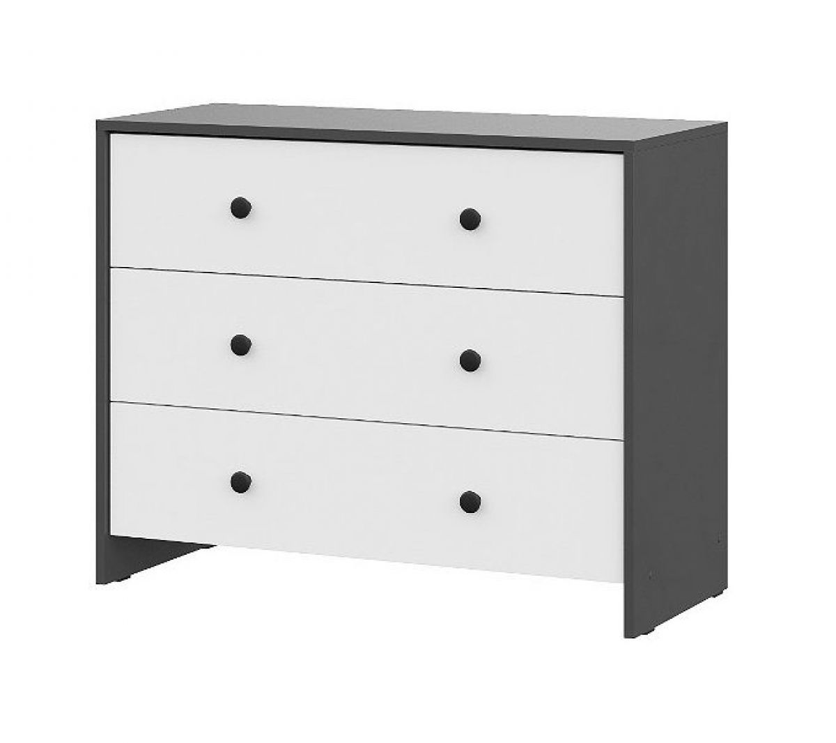 Спальный гарнитур Дольче (графит/белый) модульный | фото 3