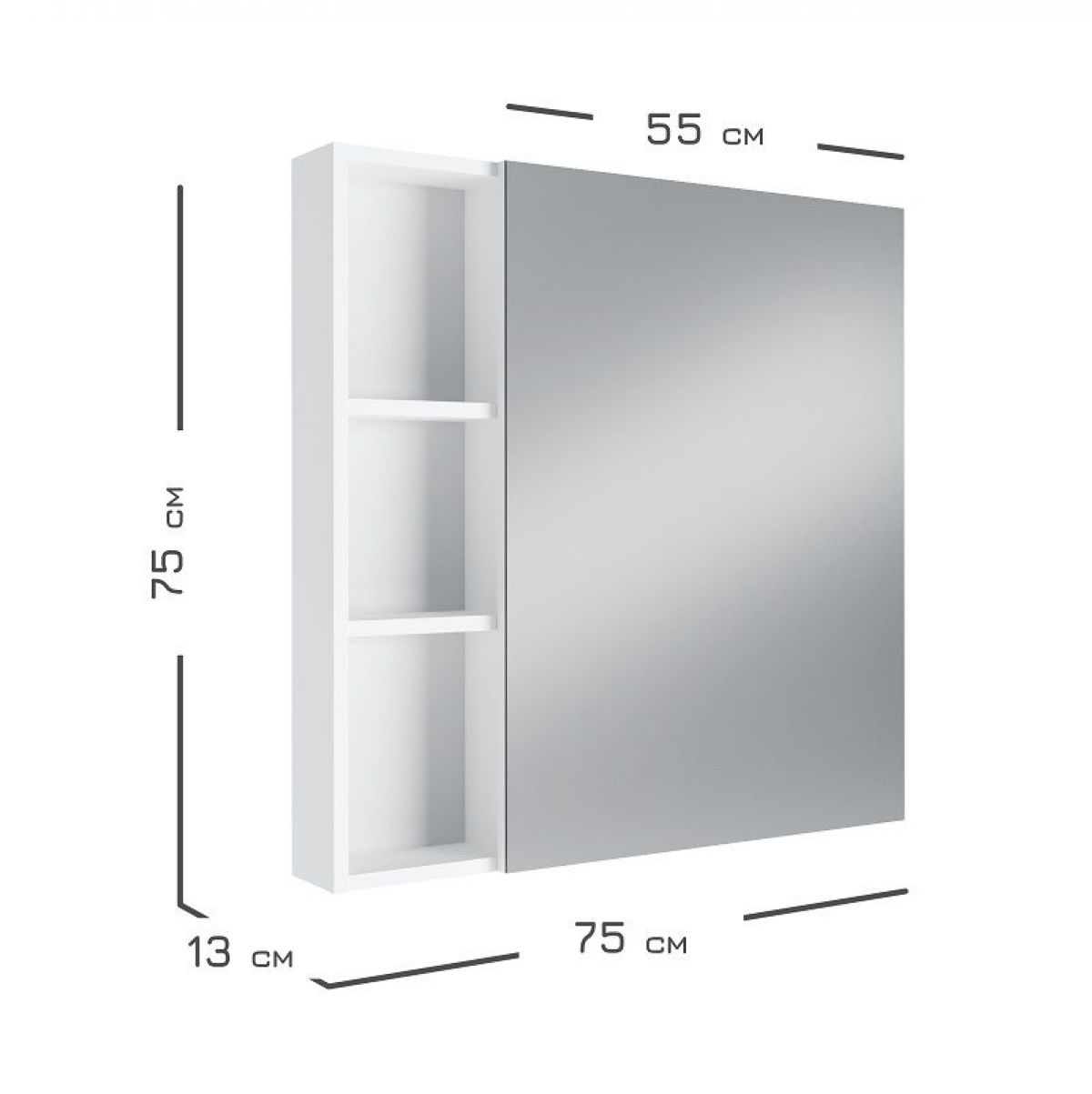 Кларити Шкаф зеркальный 16.312.03 | фото 3