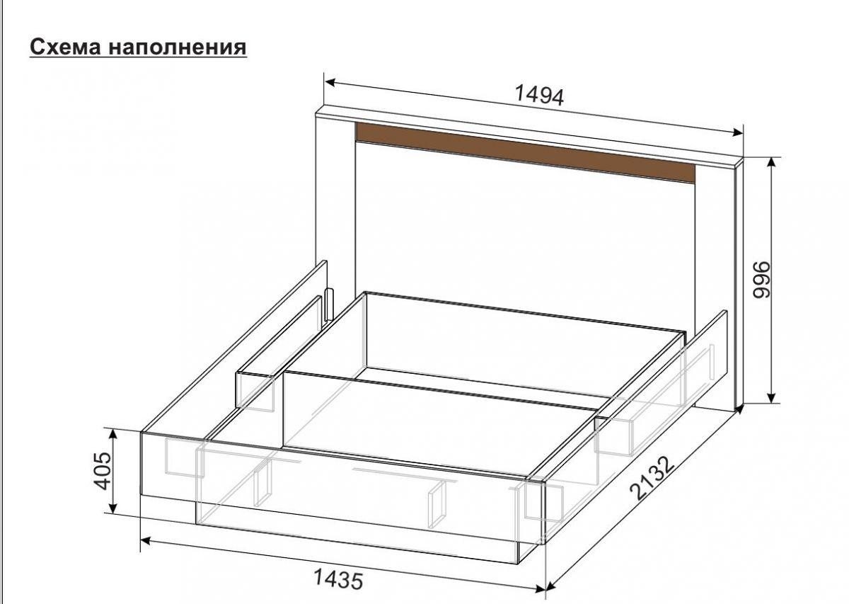ОРЛАНДО Спальный гарнитур (модульный) | фото 7