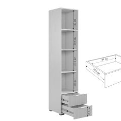 ЗЕФИР Гостиная К1 (белое дерево/белый муар) | фото 7