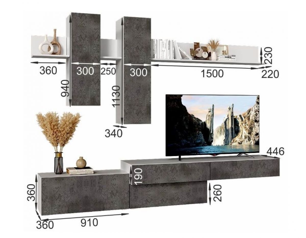 ФРИДА Гостиная (Вотан/Обсидиан) | фото 3