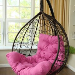 Подвесное кресло-кокон Бароло (коричневый/черный) | фото 2