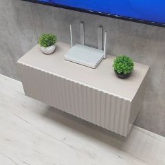 Тумба подвесная под ТВ LINES MTV1-MA 750 Бежевый (Леда-М 10.1.5) | фото 6