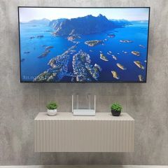 Тумба подвесная под ТВ LINES MTV3-MA 900 Бежевый (Леда-М 10.1.5) | фото 3