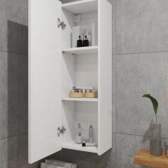 Шкаф навесной для ванной MH5-MA 300х960 (Белый-М 10.1.1) Белый глянец | фото 3