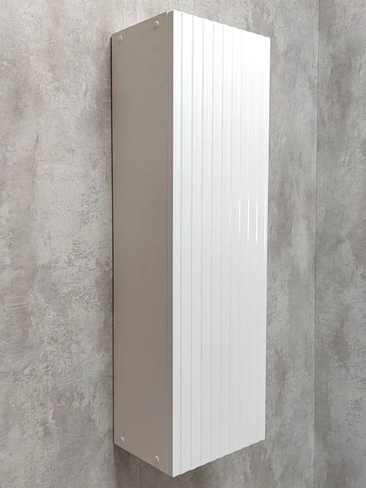 Шкаф навесной для ванной MH5-MA 300х960 (Белый-М 10.1.1) Белый глянец | фото 4