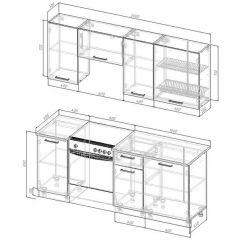 Кухонный гарнитур Антик 2000 (Стол. 26мм) | фото 2