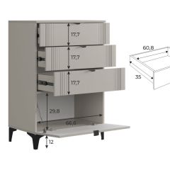 РИЧ Гостиная (модульная) кашемир | фото 6