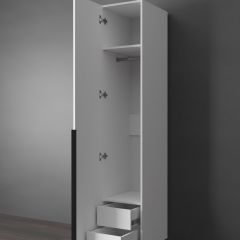 Шкаф Linnea MHR-1-3 2050х400х510 (Белый-М 11.1.1) | фото 7