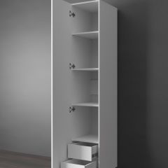 Шкаф Linnea MHR-1PO-4 2050х400х510 (Белый-М 11.1.1) | фото 4