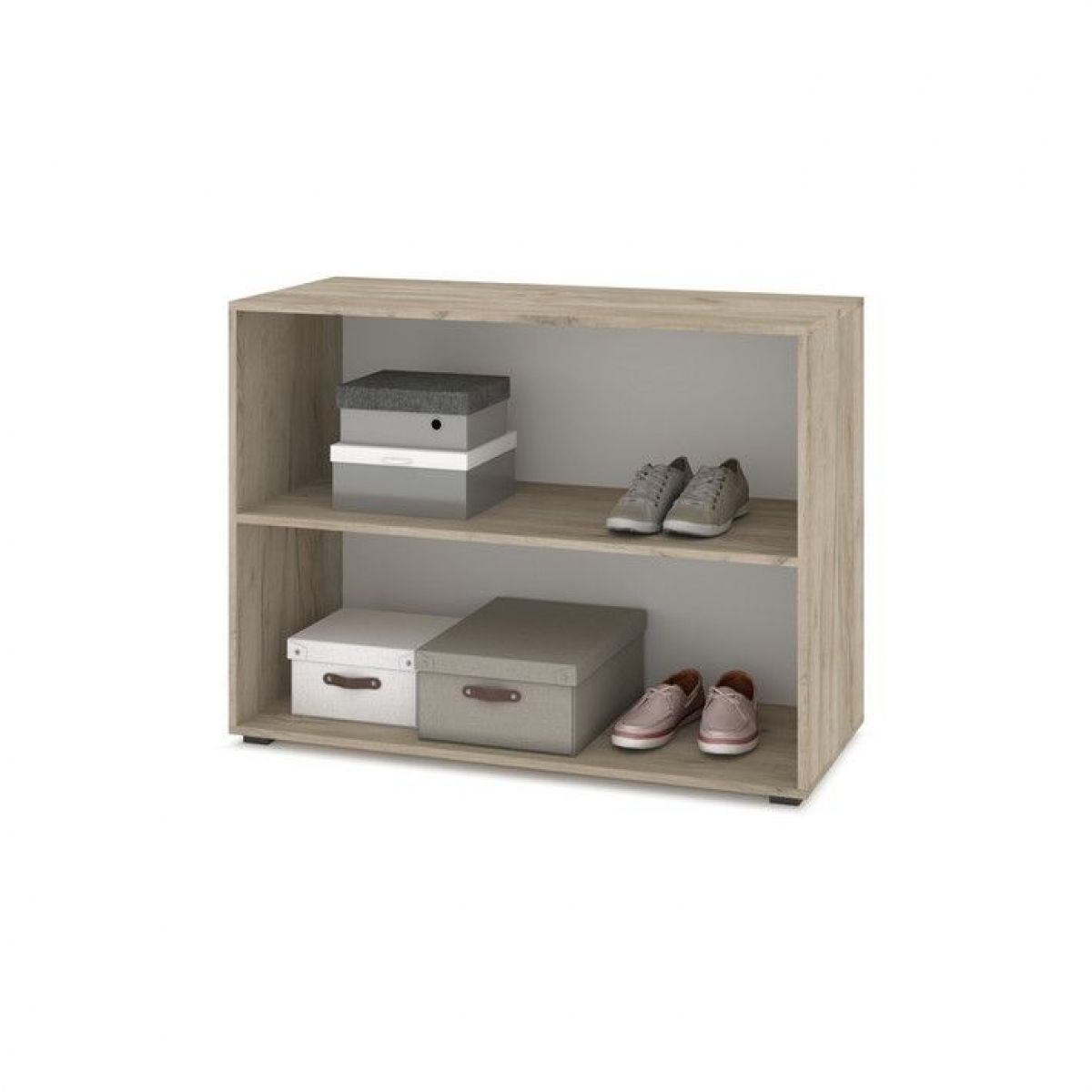 СТОУН С81 Комод (серый дуб/белый) | фото 3