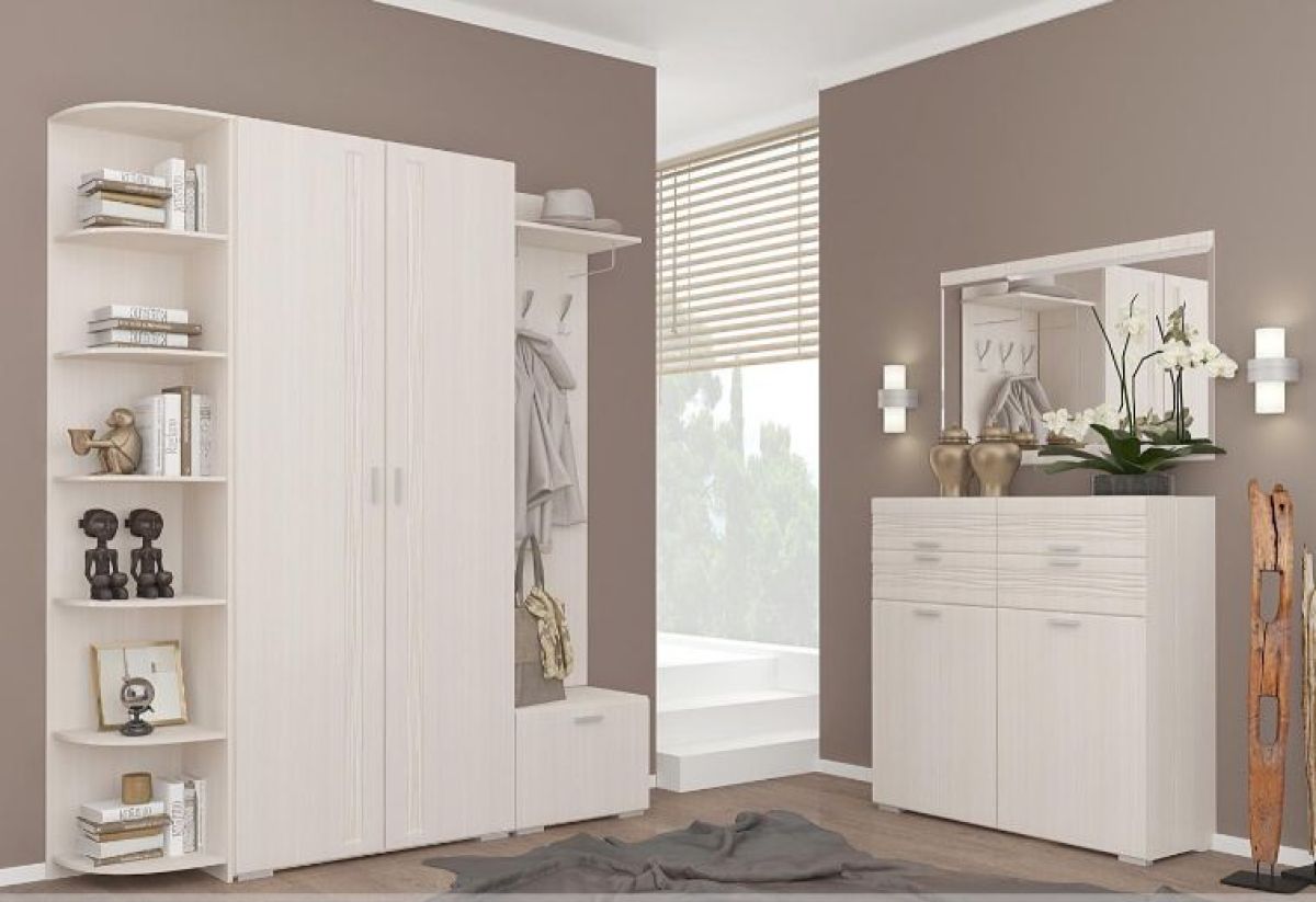 Прихожая ЛОТОС (модульная) Бодега белая | фото 2