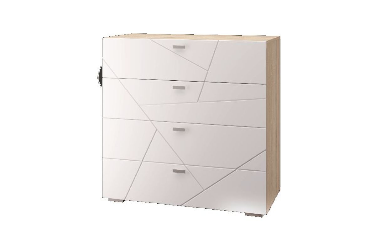 Гостиная Скайлайн (модульная) Дуб сонома/белый | фото 3